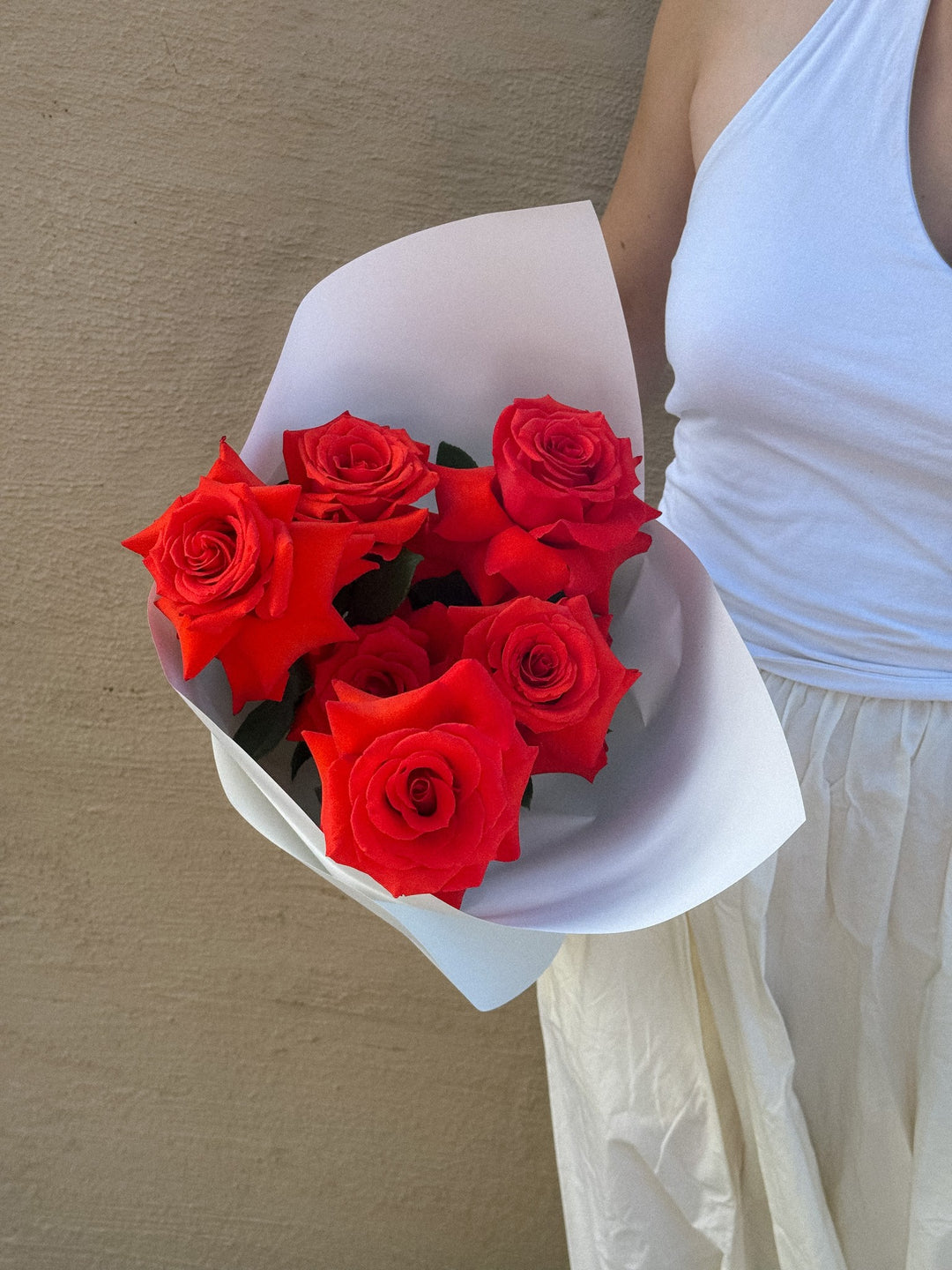 Premium Red Roses - Half Dozen