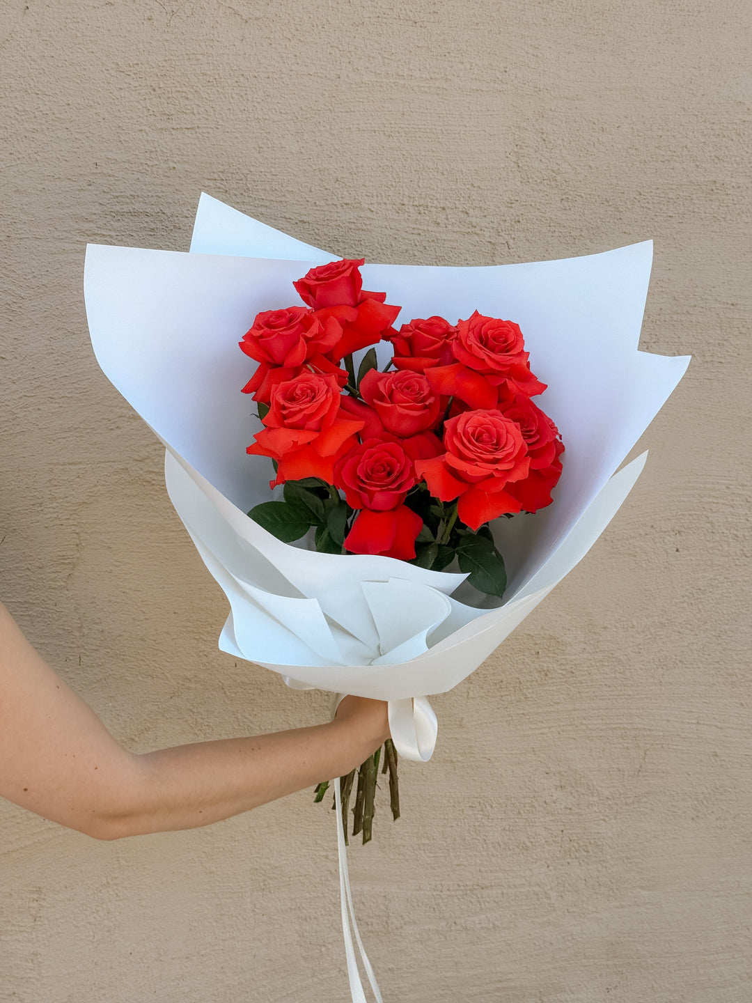 Luxury Red Roses - One Dozen