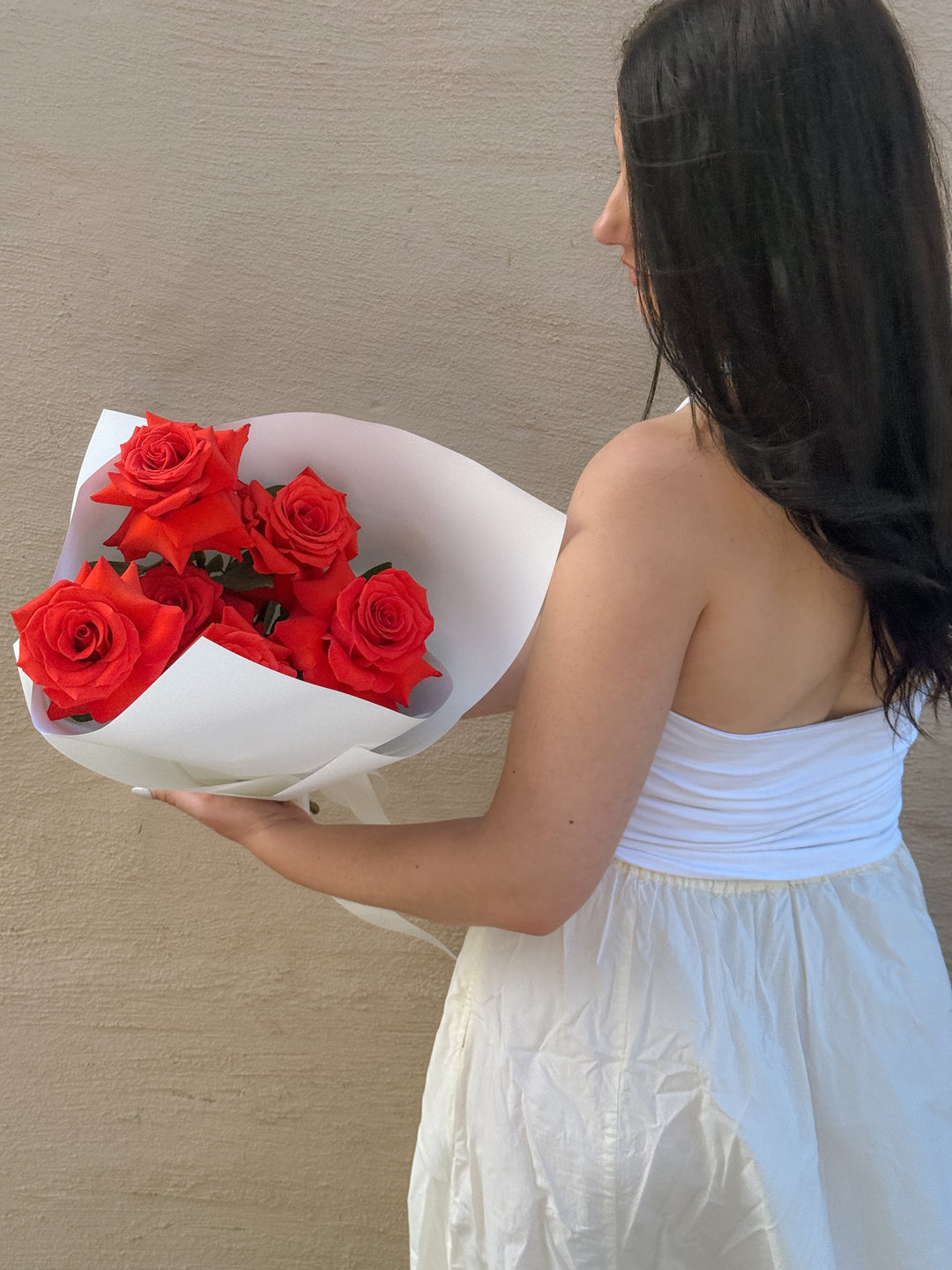 Premium Red Roses - Half Dozen