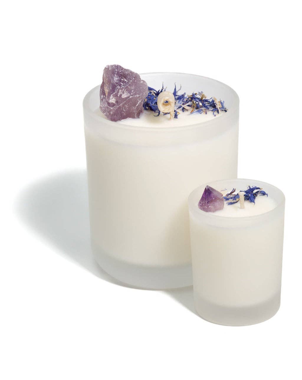 Coconut lime with Amethyst for MEDITATION + BALANCE